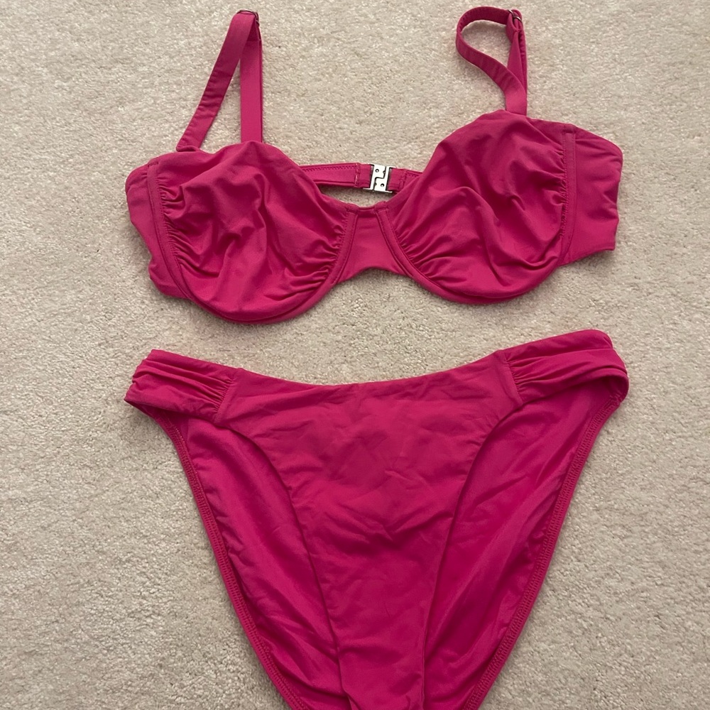 Seafolly Fuchsia Bikini Set